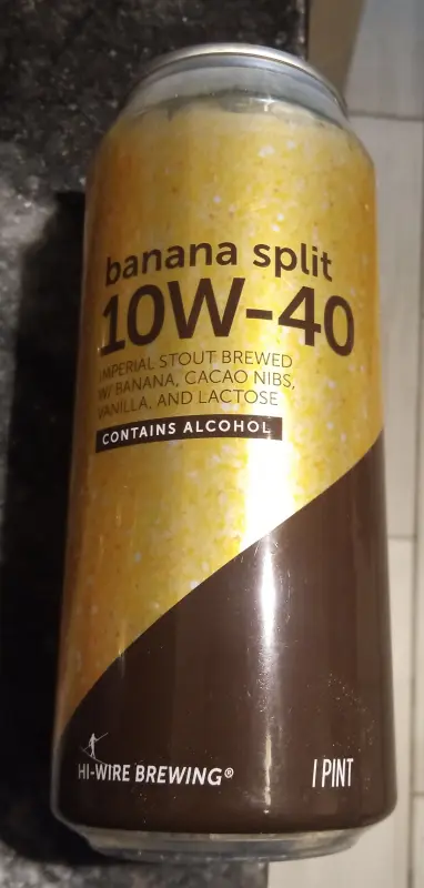 Hi-Wire Brewing 10W-40 (Banana Split)