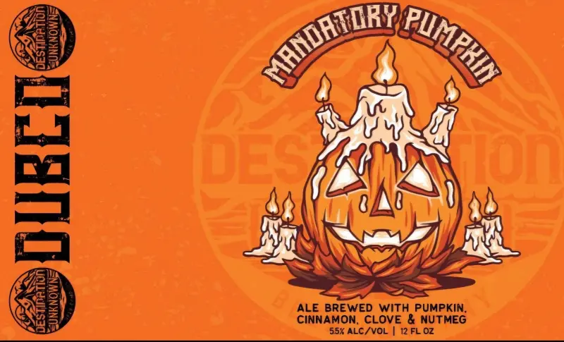 Destination Unknown Beer Company (DUBCO) Mandatory Pumpkin