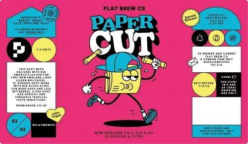 Play Brew Co Paper Cut
