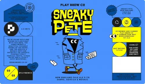Play Brew Co Sneaky Pete