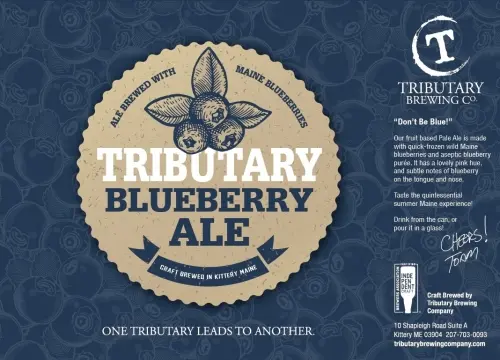 Tributary Brewing Company Blueberry Ale