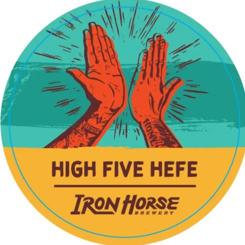 Iron Horse Brewery High Five Hefe
