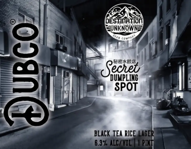 Destination Unknown Beer Company (DUBCO) Secret Dumpling Spot