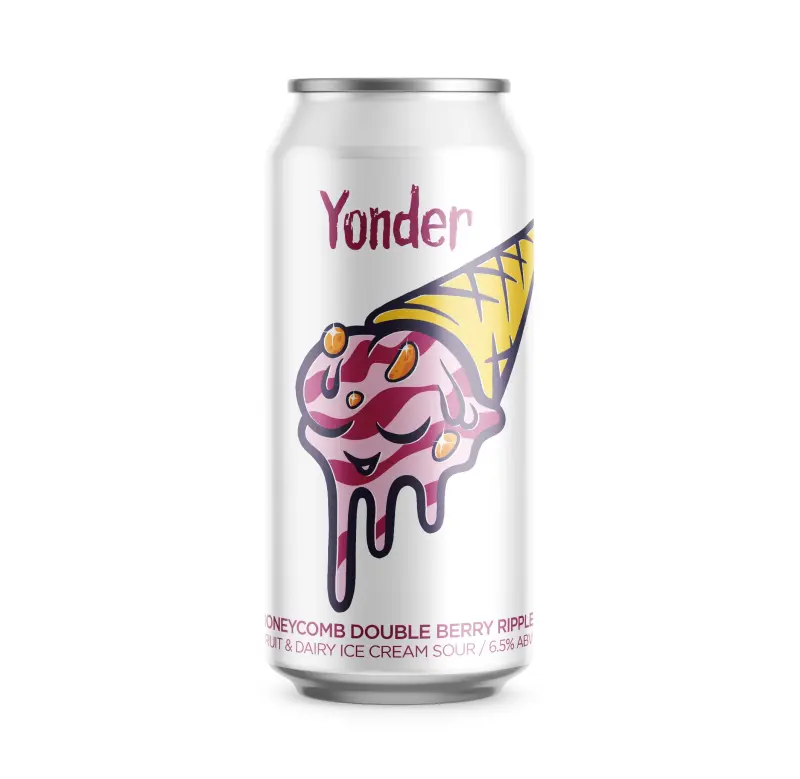 Yonder Brewing and Blending Honeycomb Double Berry Ripple