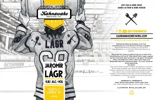 Kahnawake Brewing Co. Jaromir Lágr