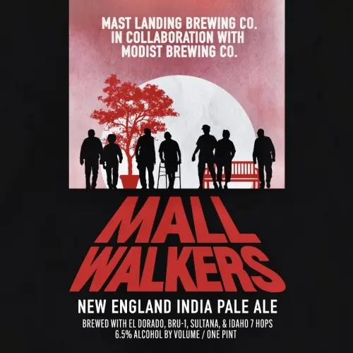 Mast Landing Brewing Company Mall Walkers
