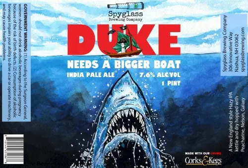 Spyglass Brewing Company Duke Needs a Bigger Boat