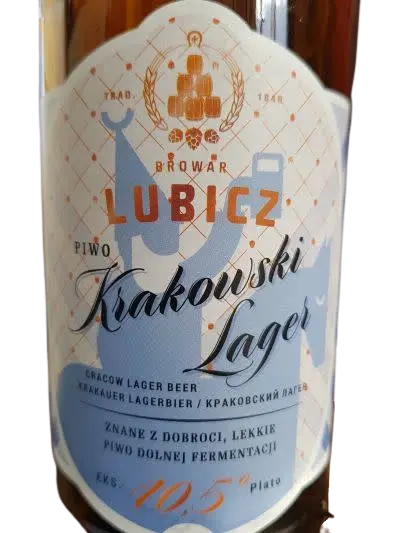 Restauracja Browar Lubicz Krakowski Lager