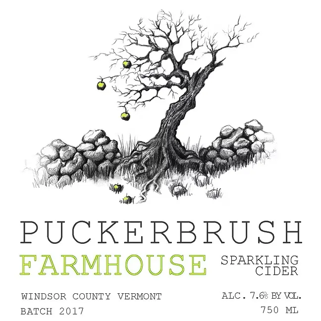 Puckerbrush Cider Company Farmhouse Sparkling Cider
