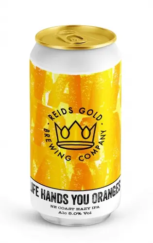 Reids Gold Brewing Company Life Hands you Oranges