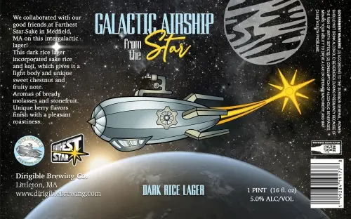 Dirigible Brewing Company Galactic Airship from the Star