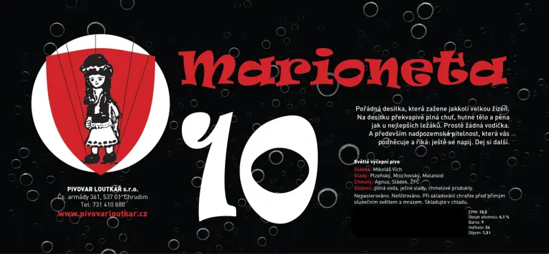 Loutkář Marioneta 10