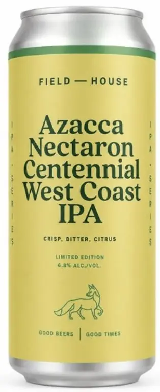 Field House Brewing Azacca Nectaron Centennial West Coast IPA