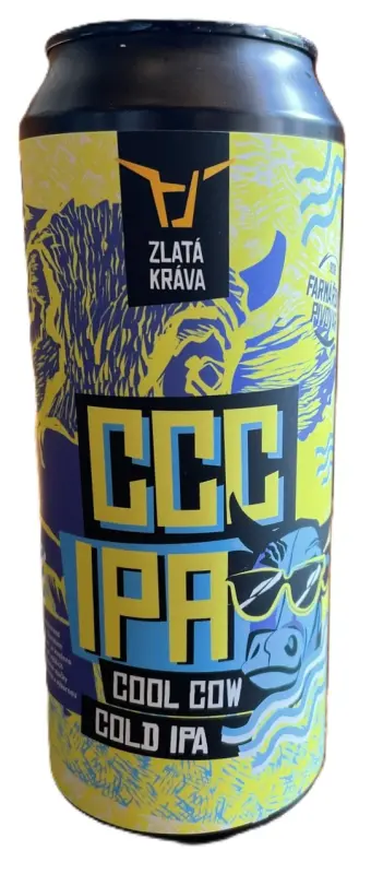 Zlatá Kráva 12 Cool Cow Cold IPA (CCC IPA)