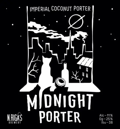 New Riga's Brewery Midnight Porter
