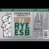 Stoneface Brewing Company Rye ESB - Nitro