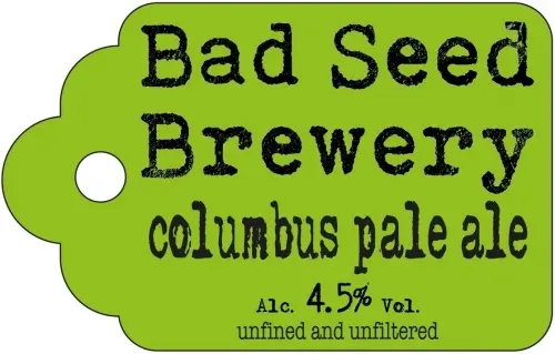Bad Seed Brewery Columbus Pale Ale