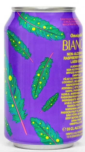 Omnipollo Bianca - Non-Alcoholic Raspberry Passion Lassi Gose