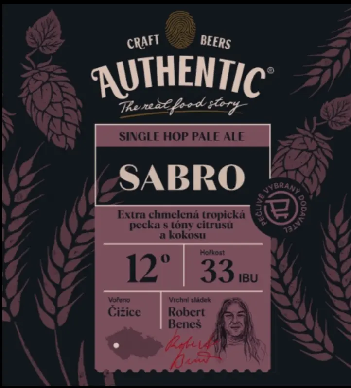 Pivovar Bizon Authentic Sabro