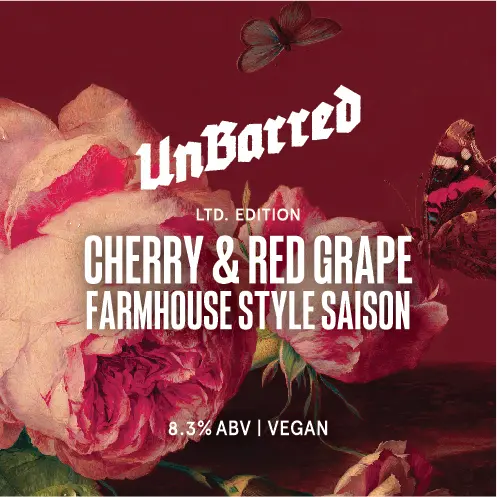 UnBarred Brewery Cherry & Red Grape Farmhouse Style Saison