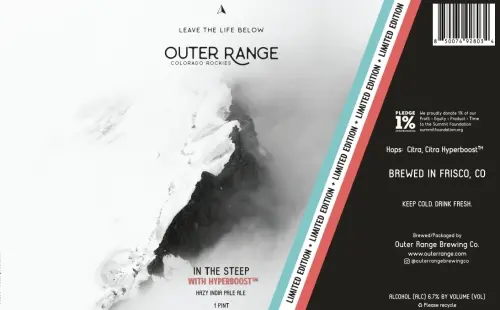 Outer Range Brewing Co. In the Steep with HyperBoost