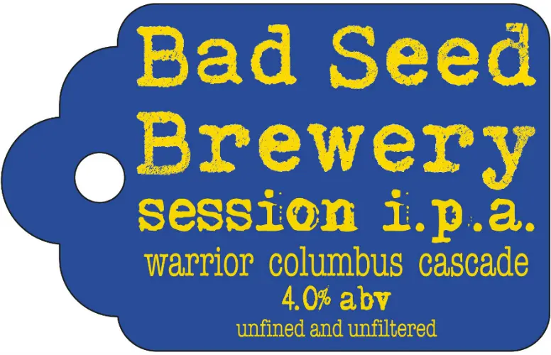 Bad Seed Brewery Session IPA - Warrior Columbus Cascade