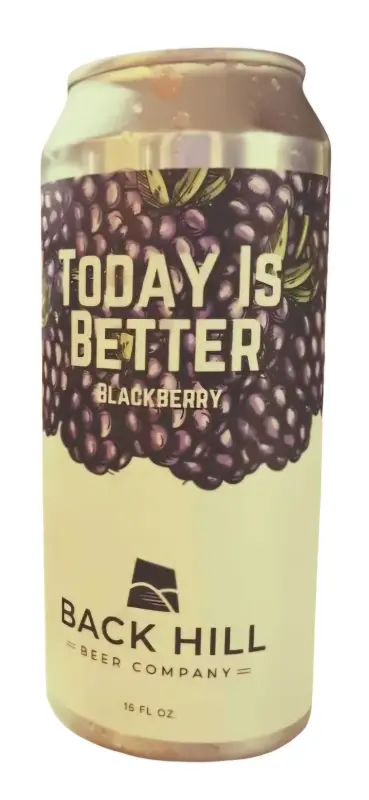 Back Hill Beer Company Today is Better - Blackberry