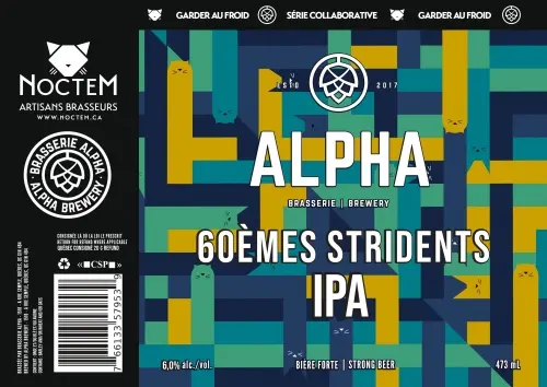Brasserie Alpha 60èmes Stridents
