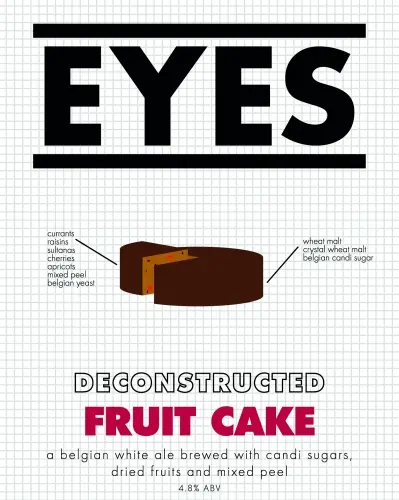 Eyes Brewing Deconstructed Fruit Cake