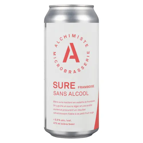 Alchimiste Microbrasserie Sure Framboises sans Alcool