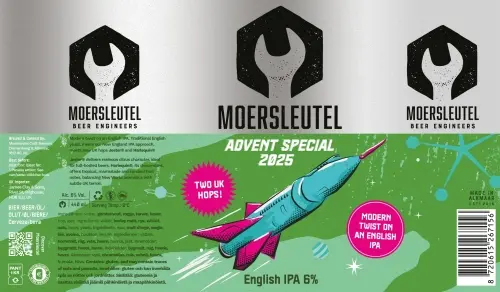 Moersleutel Craft Brewery Advent Special 2025 - English IPA