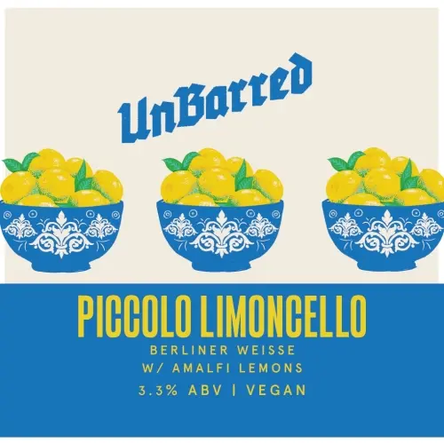 UnBarred Brewery Piccolo Limoncello