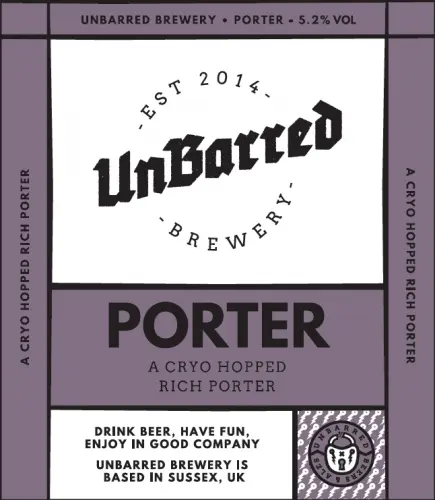 UnBarred Brewery Porter