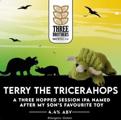 Three Brothers Brewing Co. Terry the Tricerahops