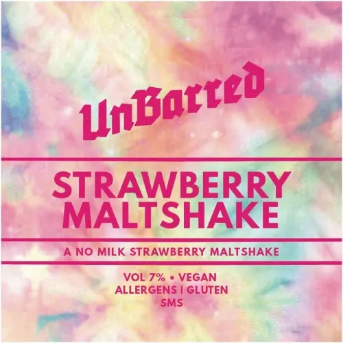 UnBarred Brewery Strawberry Maltshake