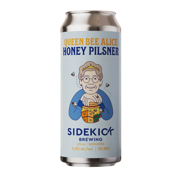 Sidekick Brewing (BC) Queen Bee Alice Honey Pilsner