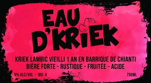 Microbrasserie Le Prospecteur Eau d'Kriek