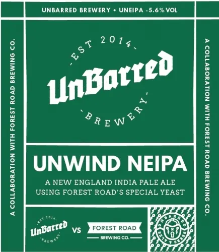 UnBarred Brewery Unwind NEIPA