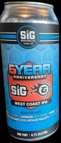 Sig Brewing Company 6 Year Sig x Georgetown IPA