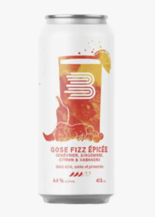 Beauregard - Brasserie Distillerie Gose Fizz Épicée (Genévrier, Gingembre, Citron & Habanero)