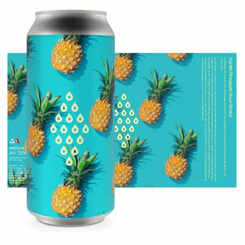 Polly's Brew Co. Vanilla Pineapple Sour Shake