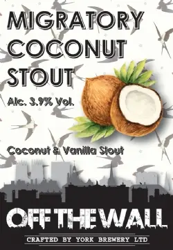 York Brewery Off The Wall - Migratory Coconut Stout