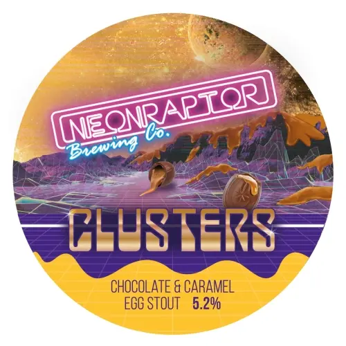 Neon Raptor Brewing Co. Clusters - Chocolate & Caramel Egg