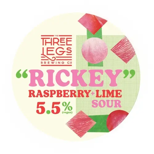 Three Legs Brewing "Rickey" Raspberry & Lime Sour