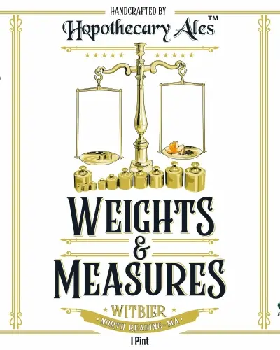 Hopothecary Ales Weights & Measures