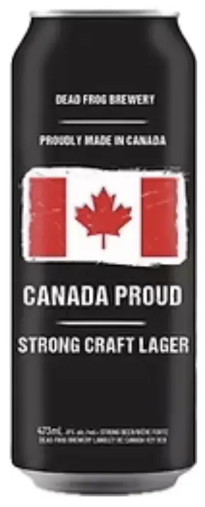 Dead Frog Brewery Canada Proud Strong Craft Lager