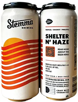 Stemma Brewing Company Shelter n' Haze