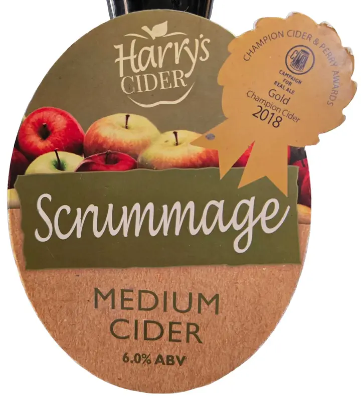 Harry's Cider Company Limited Scrummage Medium Farmhouse Cider