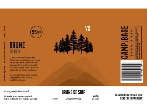 Camp de Base Brasserie Artisanale V2 Brune de Soif