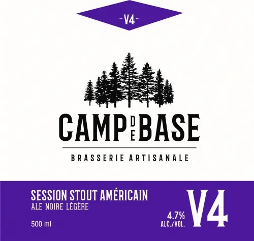 Camp de Base Brasserie Artisanale V4 Session Stout Américain